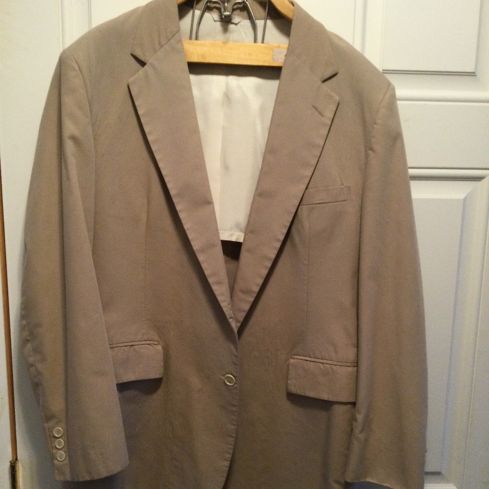 Men's lightweight blazer Tan